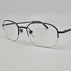 Ducks Unlimited Carlson Matte Gunmetal Semi Rimless Eyeglasses Frame w Flexhinge